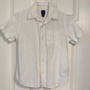 GAP Kids White Button Down Shirt